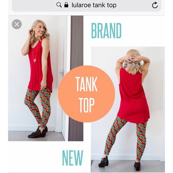 LuLaRoe White Sleeveless Tank Top - XXS - Picture 7 of 8